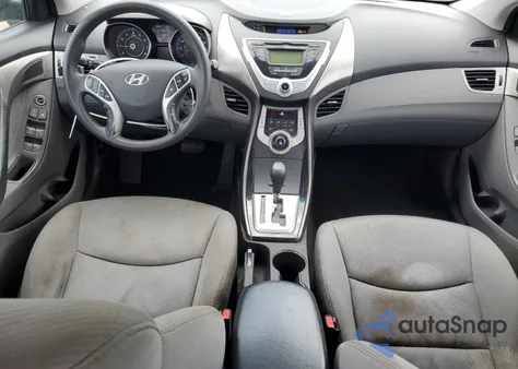 2012 Hyundai Elantra Gls z USA, uszkodzony, nr VIN 5NPDH4AE7CH087804